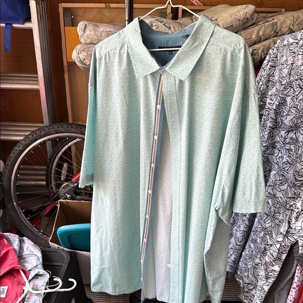 Synergy Organic Clothing Green Lightweight Shirt Jacket